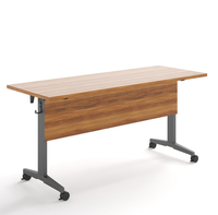 Tables de conférence et de formation pliantes en bois multifonctionnelles avec conception de raccordement combiné, durables pour le bureau