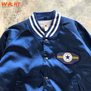 Unisex Custom Satin Vintage Transpirable Varsity Bomber Chaquetas con Letterman Béisbol Estilo - Product Image 4