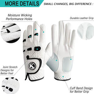 Gants de golf en cuir légers de haute qualité, dernier style, avec une utilisation sportive à la mode pour les mains. - Product Image 2