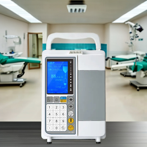 Pompe à perfusion vétérinaire à écran tactile, médicale, portable, intraveineuse, volumétrique, pour chien, chat, lapin, clinique vétérinaire, hôpital - Product Image 1