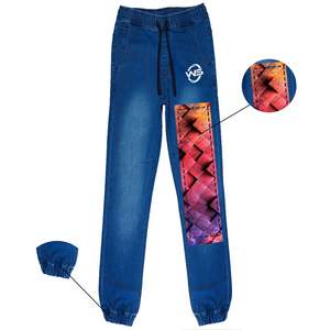 กางเกงยีนส์จ็อกเกอร์ผู้ชายราคาส่ง ปี 2025 คุณภาพสูง ทรงเข้ารูป น้ำหนักเบา สวมใส่สบาย ระบายอากาศได้ดี แห้งเร็ว กระดุมผ่าหน้า - Product Image 1