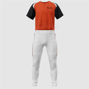 เครื่องแบบเบสบอลระบายอากาศได้ดีชุดเครื่องแบบไซส์ใหญ่ - Product Image 1