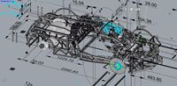 Pare-chocs de voiture en métal personnalisé, kit de carrosserie imprimé en 3D, composants en acier inoxydable, pièces de précision, accessoires, service de fabrication