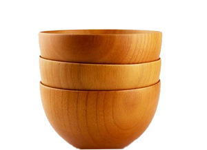 Cuenco de madera hecho a mano de Vietnam | Artículos de comedor ecológicos para ensaladas, sopas y aperitivos - Product Image 4