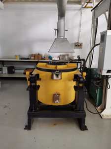 Horno de crisol basculante hidráulico de alta calidad de 100 kg, nuevo horno Industrial para rodamiento de aleación de aluminio y cobre de 380V - Product Image 5