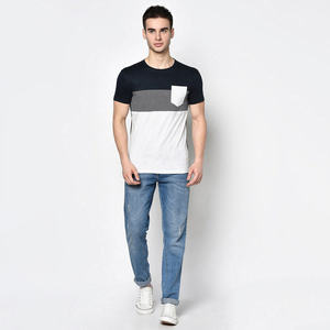 Meilleur fournisseur pakistanais de t-shirts pour hommes en coton 100% de haute qualité avec logo personnalisé, légers, respirants et à séchage rapide, manches courtes - Product Image 4