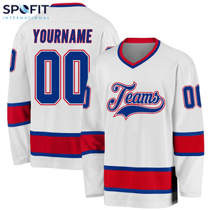 เสื้อฮ็อกกี้น้ำแข็งผ้าโพลีเอสเตอร์แห้งเร็วเสื้อเจอร์ซีย์ทีมกีฬาแบบกำหนดเองล่าสุด2025 100% - Product Image 1