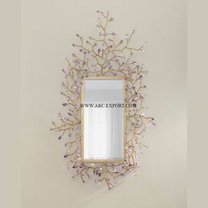 Fantastique motif hôtel moderne miroir mural événements de mariage et fête Ware décoration murale miroir de l'Indien - Product Image 2