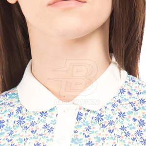 Camiseta Polo Estampada para Mujer, Estilo Casual Elegante, Material Ligero, Camiseta Polo Estampada para Mujer, Estilo Fresco - Product Image 4