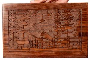 Urne Boîte de crémation en palissandre pour les cendres humaines Cher arbre Crémation personnalisée pour les cendres Fabriqué à la main Grand - Product Image 2