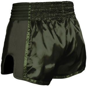 Venta caliente de satén ligero Muay Thai pantalones cortos de entrenamiento para el trabajo de gimnasio y artes marciales-OEM disponible - Product Image 2