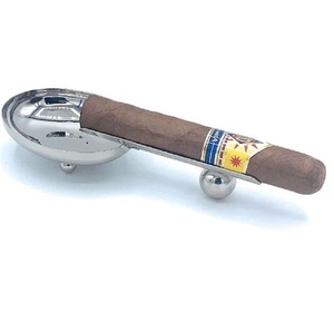 Antique Stainless Steel Ashtray in Silver Color Perfect for Home Office Tableware Plate and Smoking Accessories - Product Image 1