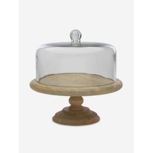 Support à gâteau en bois durable artisanal fait à la main avec détails raffinés Dessert élégant servant pour les grandes célébrations - Product Image 2