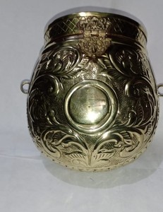 Bolso de Mano de Novia de Latón con Acabado Antiguo Plateado de Diseño Artesanal para Eventos Especiales y Ocasiones Elegantes - Product Image 5