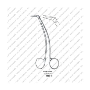 Tijeras Debakey para Episiotomía de Calidad Excelente, Acero Inoxidable, Instrumentos Quirúrgicos Manuales Duraderos - Product Image 1