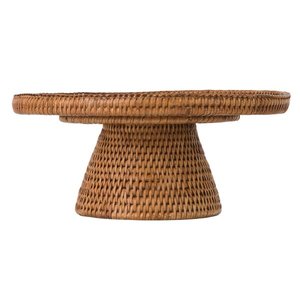 Brown Color Footed <b>Cake</b> Plate Server with Dome Round Wood Server and Hot <b>Sale</b> Product-<b>for</b> <b>Cakes</b> - Product Image 4