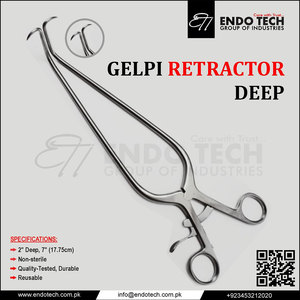 German Stainless Steel Gelpi Retractor Manual Surgical Instrument Class I Ears Eyes <b>Nose</b> Throat Tool - Product Image 5