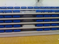Sistema de Asientos Retráctiles JY-769, Gradas Telescópicas, Sillas Plegables para Proyectos de Gimnasios Escolares y Estadios