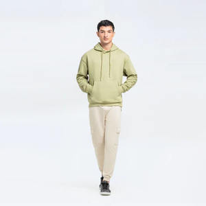 Sudadera de lujo de gran tamaño Heavyweight Hip Hop Ropa de calle en blanco Impresión de logotipo personalizado Sudaderas con capucha para hombres - Product Image 2