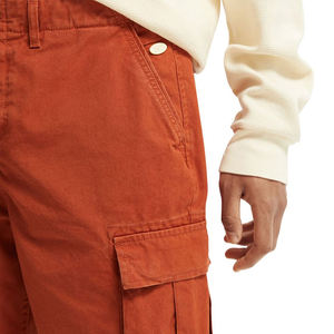 Pantalones cortos cortavientos con bolsillos Cargo para hombre, pantalones cortos Cargo de algodón, Unisex, holgados, con cordón en blanco, pantalones cortos Cargo de algodón para hombre de verano - Product Image 4