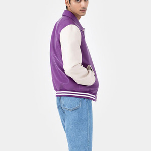 Chaqueta Universitaria de Béisbol para Hombre, Personalizada OEM, de Alta Calidad, Estilo Vintage de Invierno y Otoño, Estilo Urbano con Bordado de Chenilla - Product Image 6