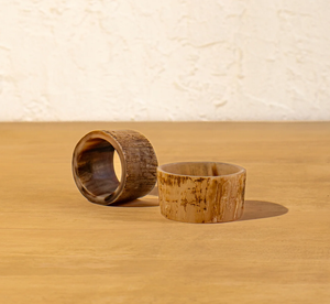 Ronds de serviette en corne de buffle vaisselle décorative de qualité supérieure ensemble de porte-anneaux en corne pour serviettes de table à manger décor de table de luxe - Product Image 1