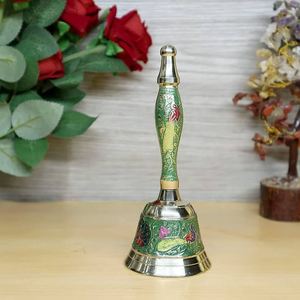 Campana colgante de latón puro de última tendencia con estilo único, hoteles de lujo, decoración al aire libre, uso religioso, campanas vibradoras de latón - Product Image 3