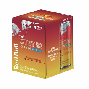 Suministro al por mayor de Red Bull Winter Edition 24 x 355ml, bebida energética con sabor a manzana Fuji y jengibre, paquete de 24 latas de 12 FL OZ en venta. - Product Image 2