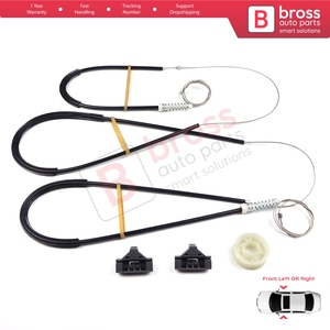ชุดซ่อมมอเตอร์กระจกหน้าต่าง BWR57 สำหรับประตูหน้าซ้ายหรือขวา สำหรับรถยนต์ Lupo 6E1 6X1 Arosa 6H1 ปี 1998-2005 รุ่น 3 ประตูแบบ Hatchback 6X0837461 6X08 - Product Image 2