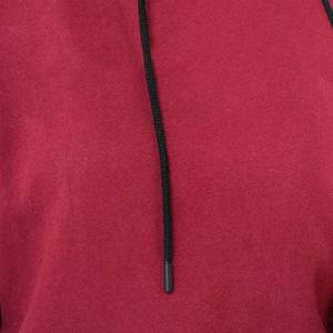 Ensemble de survêtement en molleton imprimé rouge pour femmes, tendance hiver, deux pièces, léger, 100% coton, cordon de serrage, vêtements de sport - Product Image 5