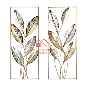 Arte colgante, venta al por mayor, accesorios de decoración de pared, conjunto de escultura de pared, decoración para sala de estar, pared de Metal - Product Image 5