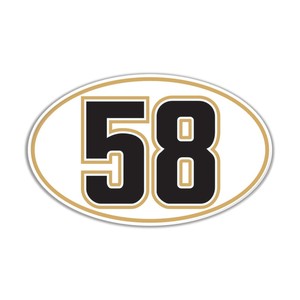 Adesivi 3D Moto Marco Simoncelli - Adesivo Tributo Super Sic 58mm - Product Image 1