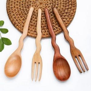 ArtisanVibe Cuillère en bois et cuillère à remuer Ensemble 10 pièces Outil de cuisson Passe au lave-vaisselle Meilleur prix pour les cadeaux en gros - Product Image 3
