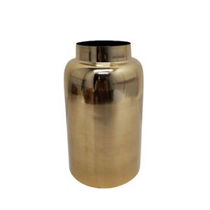 Florero de hierro de Metal para decoración del hogar, maceta de flores de estilo moderno para el hogar y el jardín, con níquel y cepillo, chapado en plata, a granel - Product Image 4