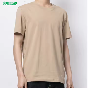 T-shirt pour homme de haute qualité, écologique, anti-rides, en mélange polyester/coton, coupe ample, avec impression personnalisée du logo de la marque sur le devant - Product Image 2