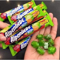 PRODUIT CHAUD Confiserie Alpenlieb Bonbons durs mélangés aux fruits mangue chili sel 416g X24 sachets Jawbreaker Boosting Energy Vietnam