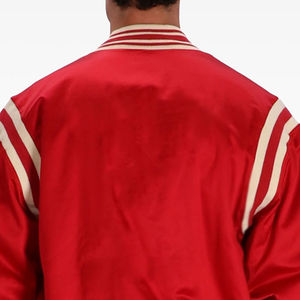 Sleeve <b>Men</b> Baseball Varsity <b>Jackets</b> Solid Color Winter Warm <b>Long</b> Sleeves <b>Men</b> Best Printing Leather Varsity <b>Jacket</b> OEM ODM - Product Image 4