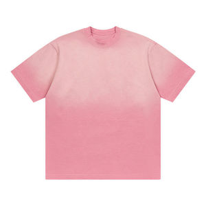 เสื้อยืดลำลองคอกลมแขนสั้นทรงโอเวอร์ไซส์ลายมัดย้อมสีน้ำเงินสำหรับผู้ชายจาก INDEX APPAREL ผลิตจากผ้าฝ้ายเจอร์ซีย์ถัก 100% ระบายอากาศได้ดี สีพื้น - Product Image 4