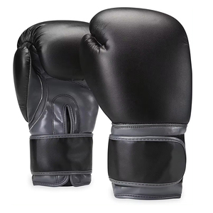 Guantes de Boxeo de Cuero Blanco con Cierre Elástico, Duraderos, para Entrenamiento de Adultos - Product Image 2