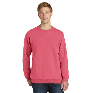 Sweat-shirt en coton 100% lourd en gros pour hommes, broderie personnalisée, manches longues, logo, 300 GSM, pull uni sans cordon - Product Image 4