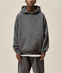 เสื้อฮู้ดขนแกะ430 GSM เสื้อมี600หนา700 GSM เสื้อมีฮู้ดดีไซน์หรูหราสำหรับผู้ชาย - Product Image 2