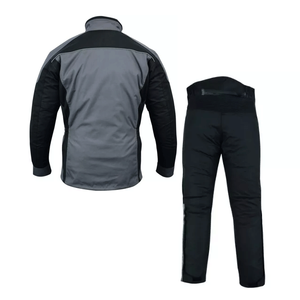 Warrior Gears 6 bolsillos gris/Negro traje de motocicleta de talla grande para hombre con armaduras CE protecciones personalizadas para montar en moto - Product Image 2