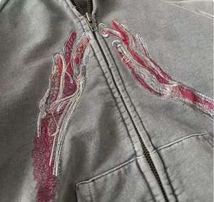 Impression personnalisée 500 Gsm Heavyweight 100% Cotton Fleece Pull à capuche unisexe sweat à capuche surdimensionné pour hommes pour l'hiver - Product Image 3