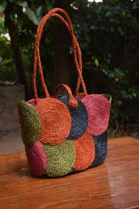 Sacs faits sur mesure en fibre de banane 100% naturelle fabriqués à partir de fibre de banane naturelle pour la revente et pour les magasins naturels et biologiques-jaune - Product Image 6