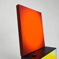 Prix de gros : Tableau lumineux LED Coucher et Levant du Soleil pour hall d'hôtel de luxe, Art mural commercial pour hôtels