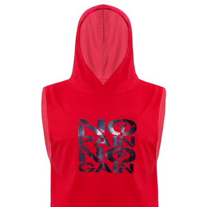 Sudadera con capucha para hombre y mujer sin mangas Camiseta estilo sudadera con estampado DTF - Product Image 1