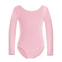 Justaucorps de danse et de gymnastique pour filles, en coton et élasthanne, à manches longues, taille élastique, personnalisable, pour l'entraînement