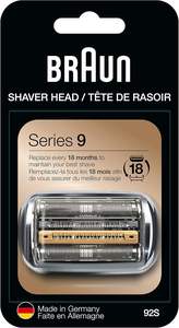 Tête de rasoir électrique Braun Series 9, 92S, compatible avec toutes les séries 9 9290cc, 9291cc, 9370cc, 9293s, 9385cc, 9390cc - Product Image 5