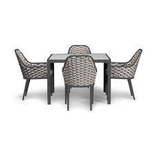 Stylish Modern <b>Rattan</b> Outdoor Garden Furniture Braided Terrace Dining Table <b>Chairs</b> for Restaurant Hotel Park | Horti Club-UV - Product Image 3