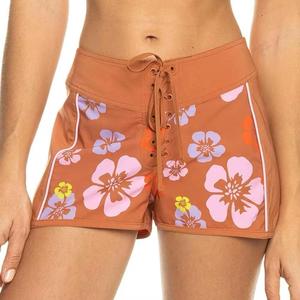 Été Printemps Femmes Shorts de plage All-matched Solid Color 2025 Fashion Mid Anti-Bacterial Breathable Eco-Friendly Quick Dry - Product Image 4